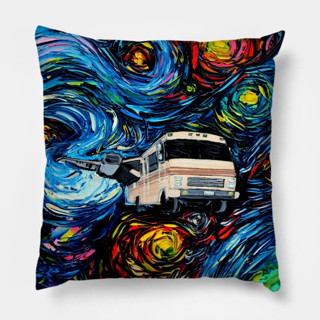 The Schwartz Was Never With van Gogh Pillow by sagittariusgallery