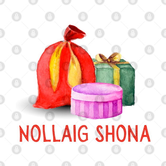 Nollaig Shona Irish Christmas Gift Ireland Lovers by InnerMagic