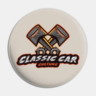 Classic Car Culture Pin