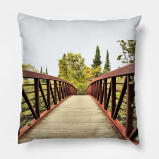 Woodland Crossway - Algonquin Provincial Park Pillow