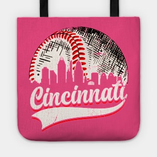 Vintage Cincinnati baseball Tote