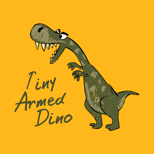 Tiny Armed Dino by AlondraHanley