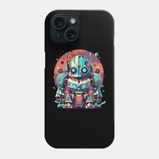 Chibi Mech Bot Phone Case