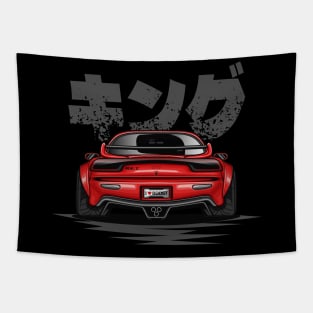 RX7 Wide Body (Bright Red) Tapestry