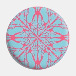 PINK AND BLUE ABSTRACT PATTERN Pin