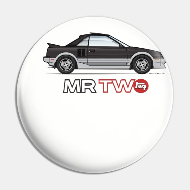 MRTwo-Black and Silver Pin by JRCustoms44