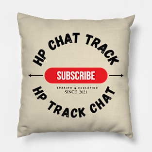 HP Chat Track and  HP Track Chat  subscribe logo Pillow