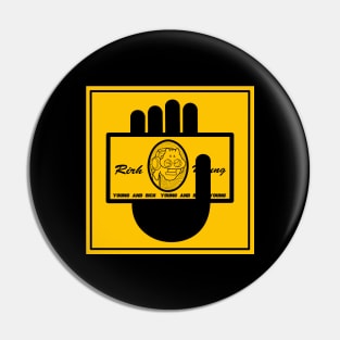 Dope Slluks rich money bill signage icon Pin