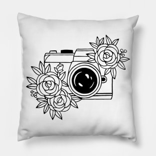 Floral Camera Pillow