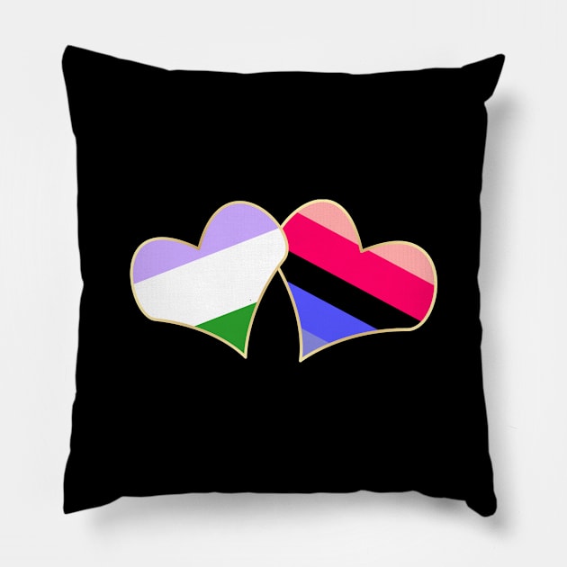 Gender and Sexuality Pillow by traditionation