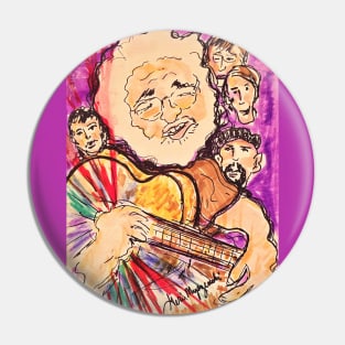 Jerry Garcia The Grateful Dead Pin