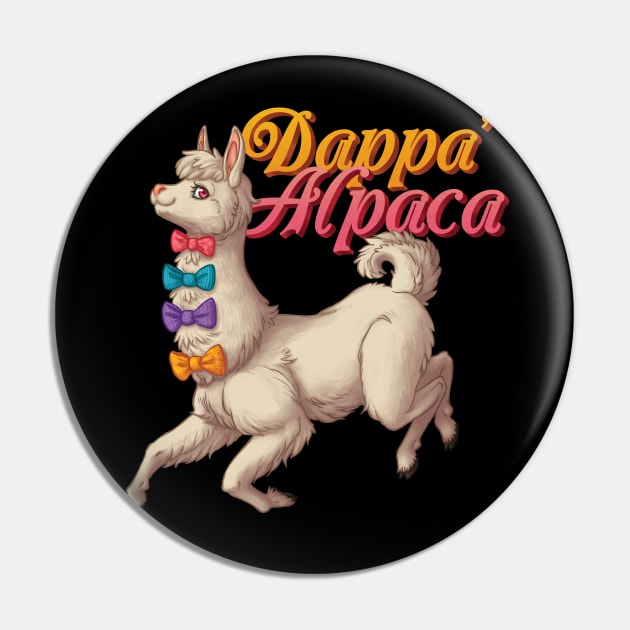 Dapper Alpaca Pin by Scapegoated