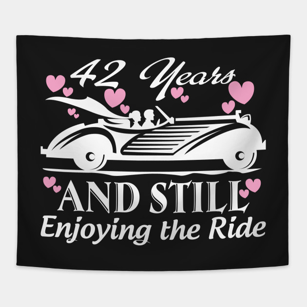 Anniversary Gift 42 years Wedding Marriage Anniversary Tapestry
