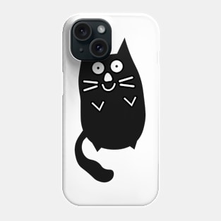 Cute black cat Phone Case