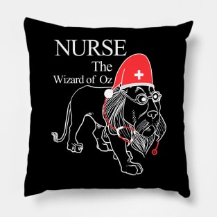 OZ King Lion Courage Merry Christmas Wizard of OZ Cowardly Lion Pillow