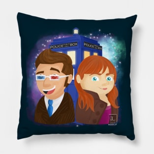 Doctor and Donna Pillow