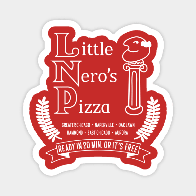 Little Nero's Pizza (Dark tees) Magnet by Sharkshock