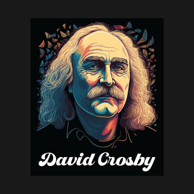 David Crosby Retro Style by vectrus