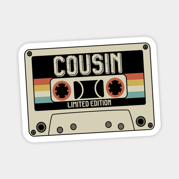 Cousin - Limited Edition - Vintage Style Magnet by Debbie Art