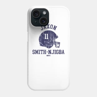 Jaxon Smith-Njigba Seattle Helmet Font Phone Case