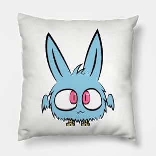 Bunnihop (without logo) Pillow