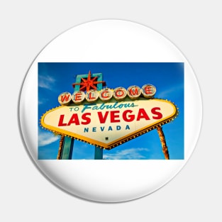 Welcome to Las Vegas sign Pin