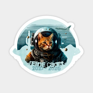 FELINE SPACE CADET Magnet