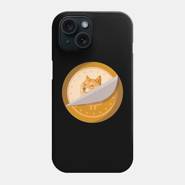 Dogecoin the New Bitcoin Crypto Design Phone Case by Popculture Tee Collection