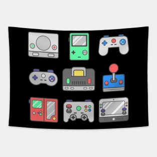 80s 90s Video Game controller Tapestry