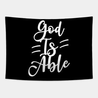 God Is Able Tapestry