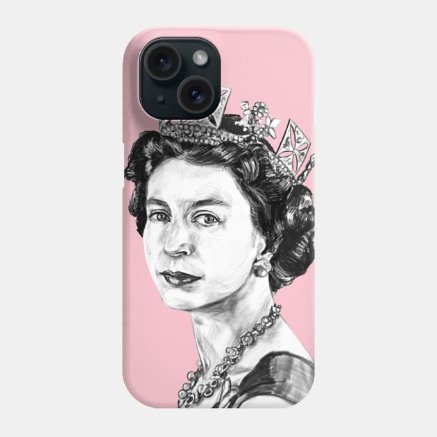 Queen Elizabeth II  #1 Phone Case by Fourth Age