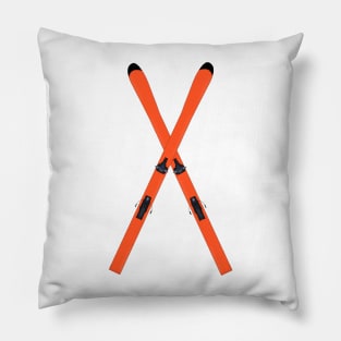 Crossed Ski Pillow