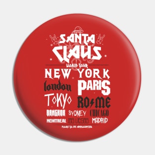 Santa Claus World tour Pin