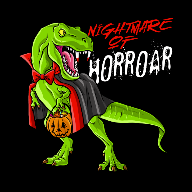 Vampire Lugosi Halloween T Rex Dinosaur Dracula by Juandamurai