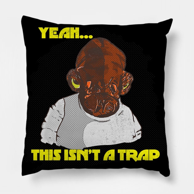 Ackbar-casm Pillow by LvL3DiC