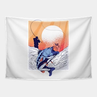 Fisher man T-shirt Tapestry