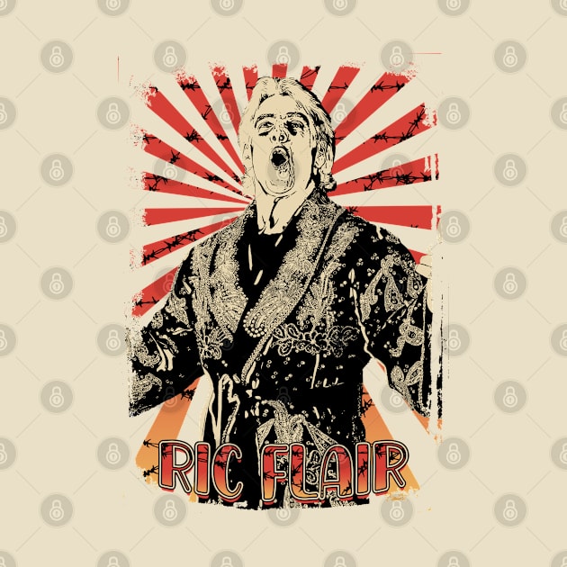 Ric Flair Woo Retro Vintage Aesthetic by Ihkwan Art