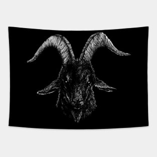 Black goat Tapestry