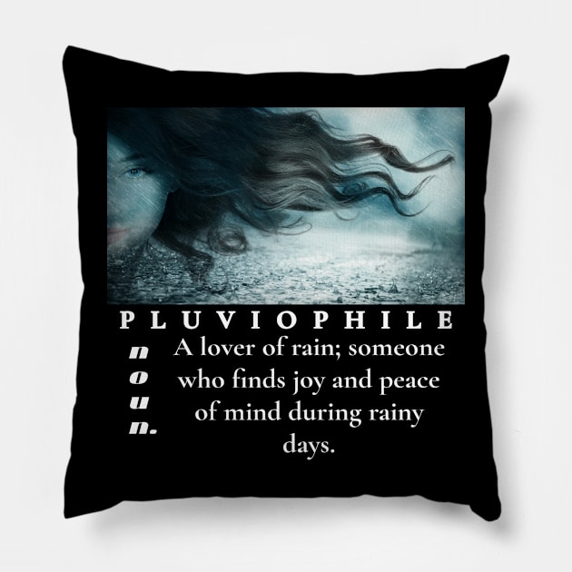 Pluviophile Pillow by PANGANDOY