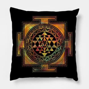 Colorful Sri Yantra  / Sri Chakra Pillow
