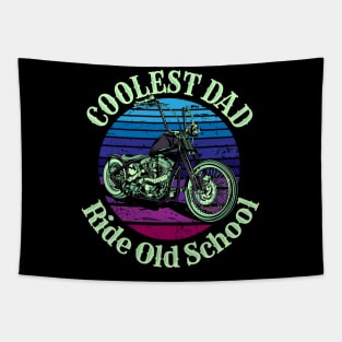 Coolest dad Ride old school Tapestry