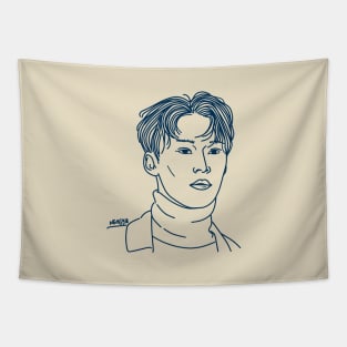 MINGYU SEVENTEEN KPOP FANART Tapestry