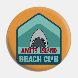 Amity Island Beach Club Pin