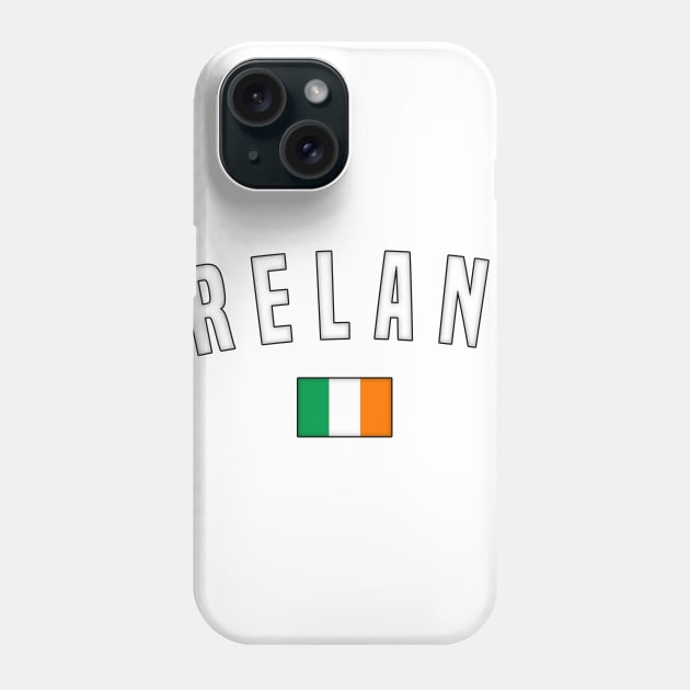 Ireland with Flag Phone Case by SeattleDesignCompany