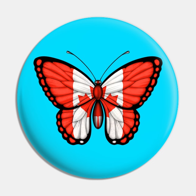 Canadian Flag Butterfly Pin by jeffbartels