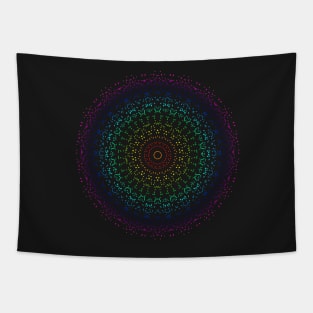 Mandala Rainbow Soft colors design Tapestry