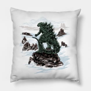 Kaiju above the Sea of Fog Pillow