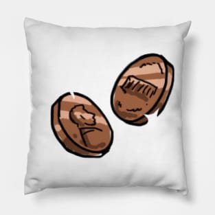 A very shiny Penny Pillow