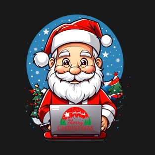 Santa's List: Checking it Twice, Spreading Joy Thrice!  Merry Christmas T-Shirt