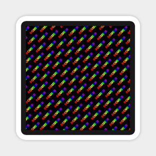 Queer | #QUEER | Hashtag Pattern Magnet